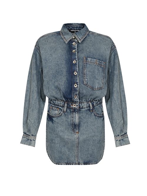 Abito mini chemisier in denim Patrizia Pepe | 8A1607 D108CB05